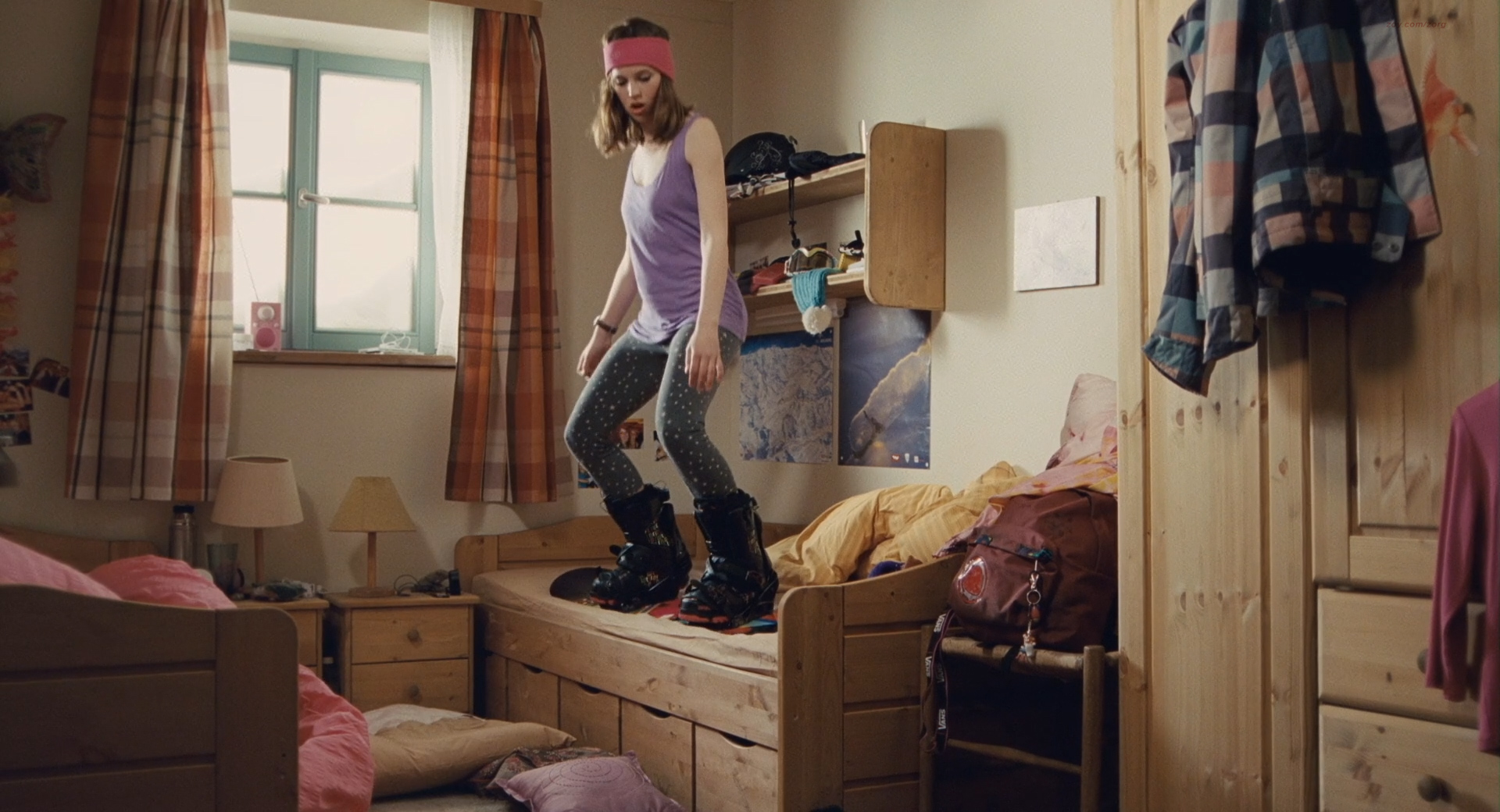 Chalet girl stills.